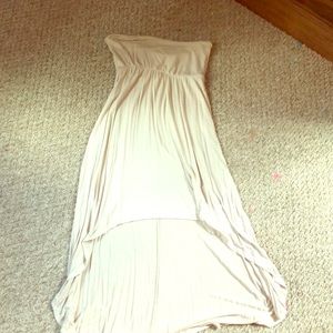 High low tube dress